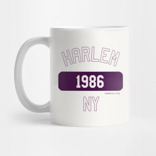 Harlem NY 1986 (Purple/White) Mug